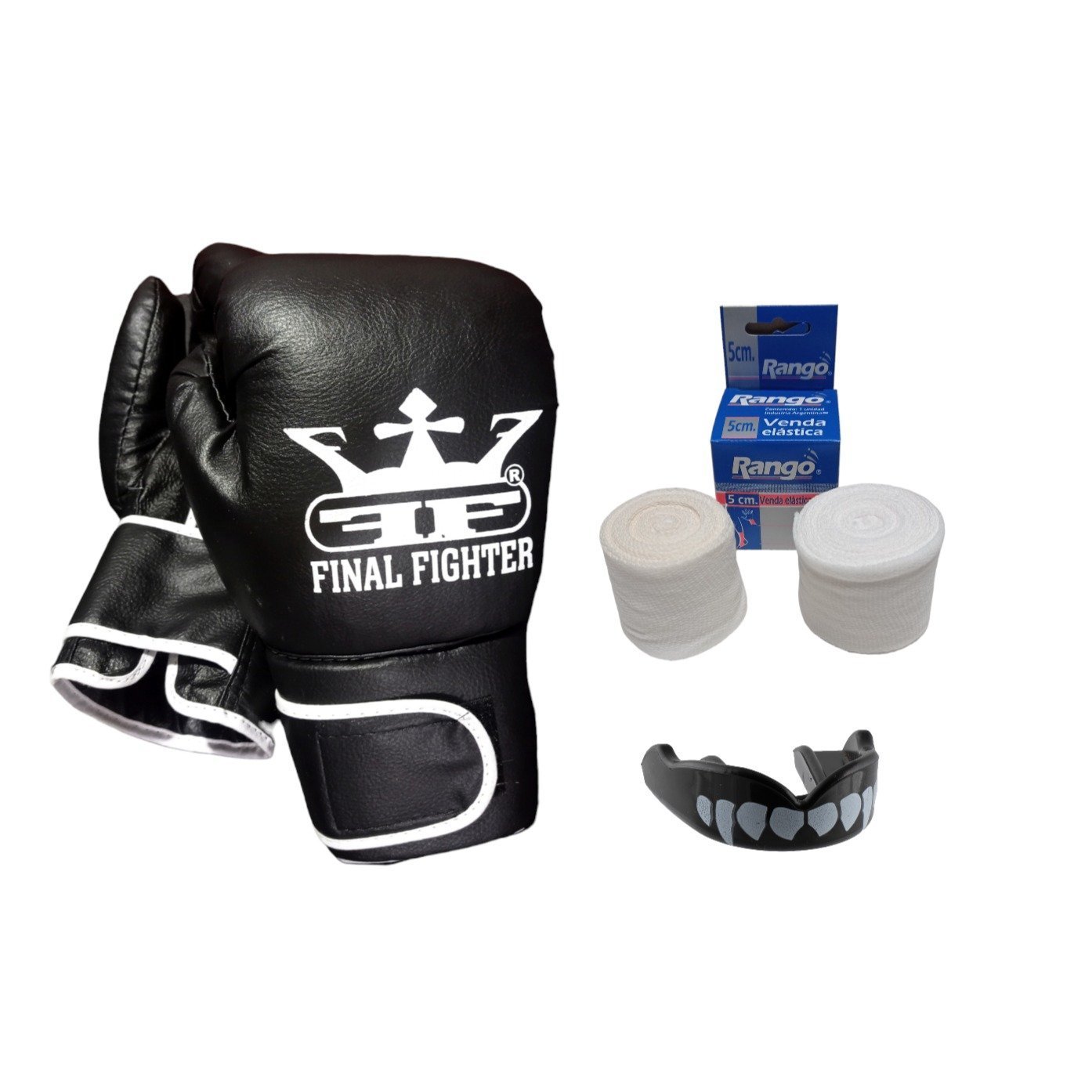 Combo Guantes Champion + Vendas + Bucal con Diseño - Imagen 5