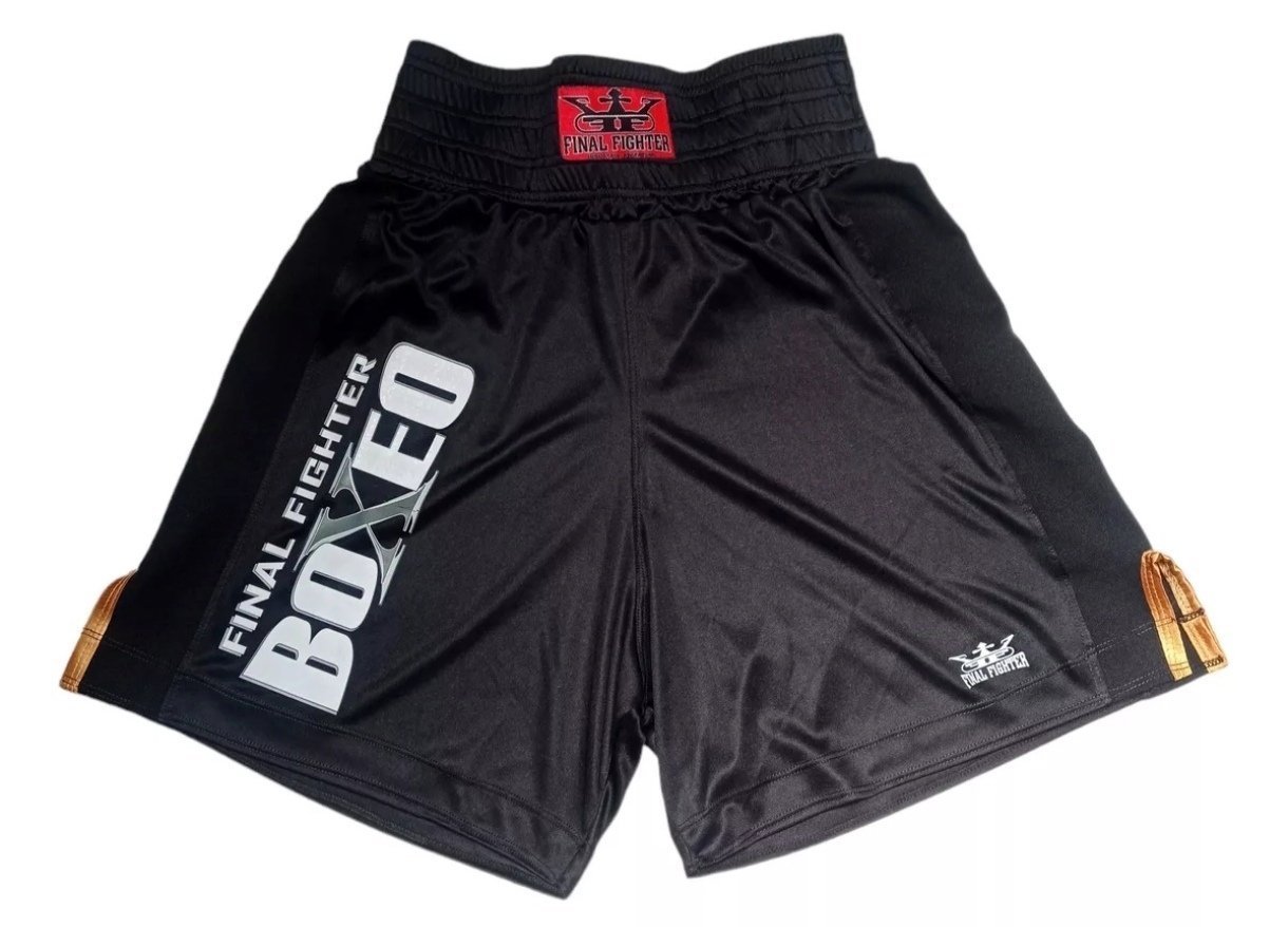 Short de Boxeo Negro
