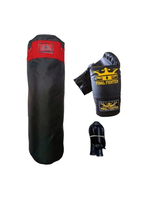 Combo Champion Adulto: Bolsa Champion 90cm + Guantines + Soga - Imagen 3