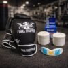 Combo Guantes Champion + Vendas + Bucal con Diseño