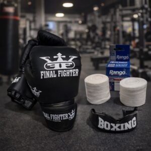 Combo Boxeo: Guantes + Vendas + Bucal