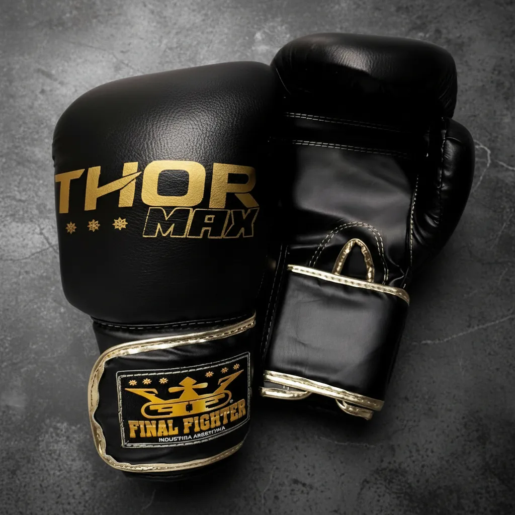 Combo Guantes Thor Max + Vendas + Bucal común