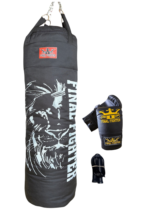 Combo Champion Adulto: Bolsa Champion 90cm + Guantines + Soga
