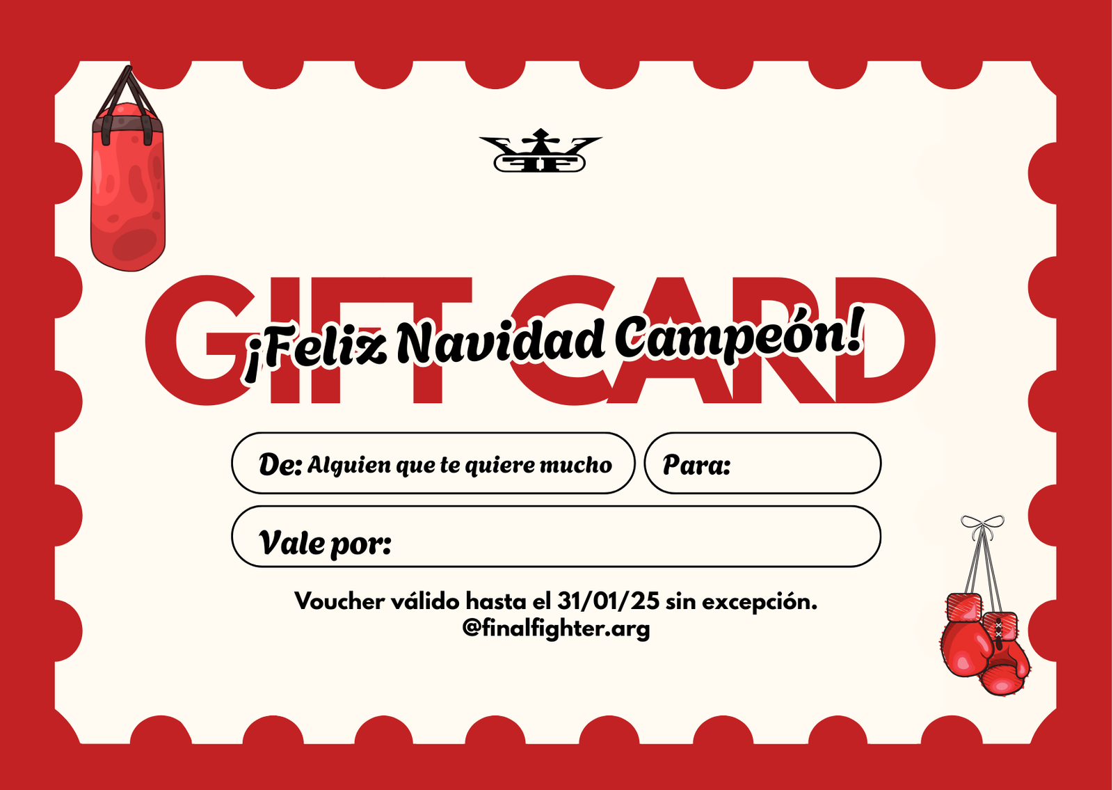 Gift Card Navideña N°2