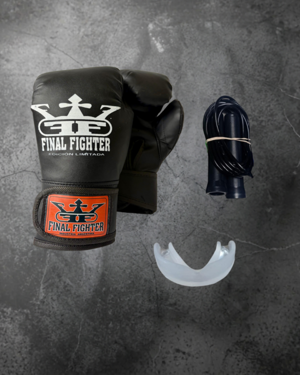 Combo Guantes de nene + Bucal Junior + Soga
